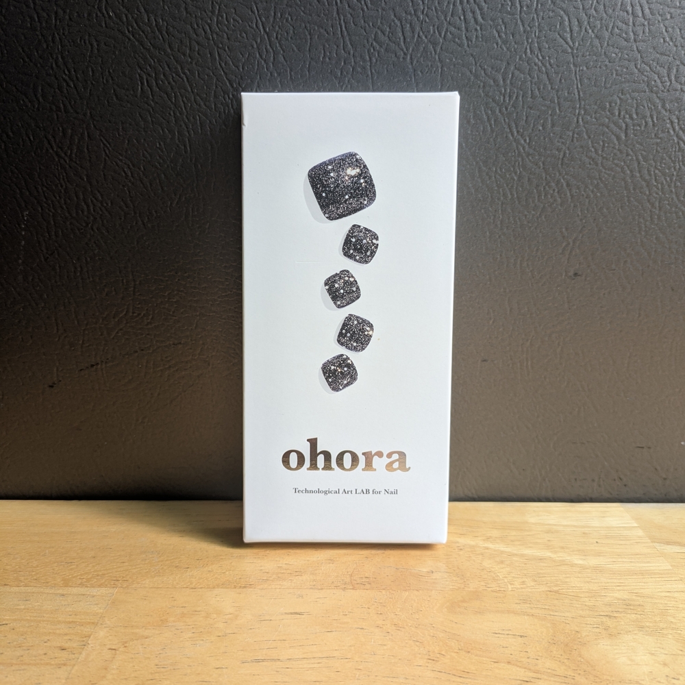 Ohora Glitter Nail Art Set - Black